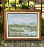 Antique Framed Original Marsh Cove