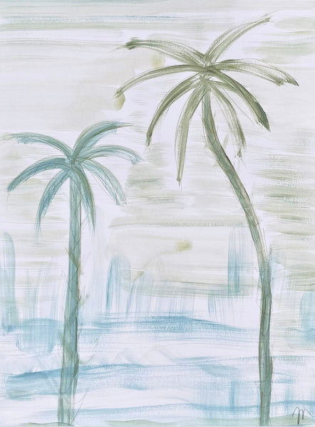 Colony Watercolor Palms 9x12