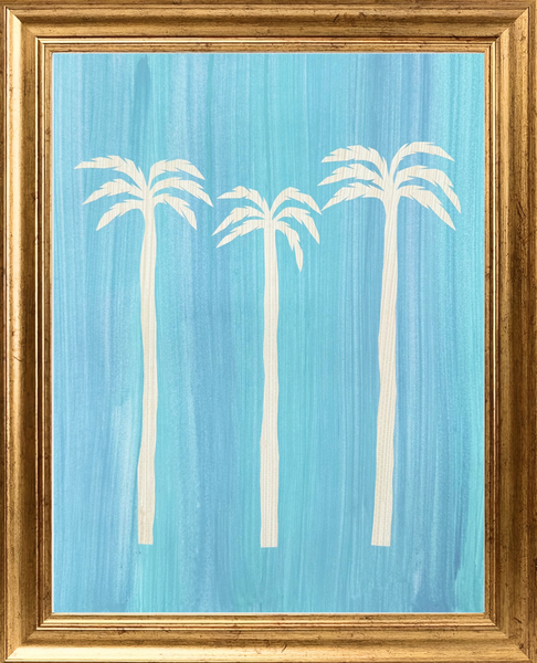 Framed Estil Palm Collage II