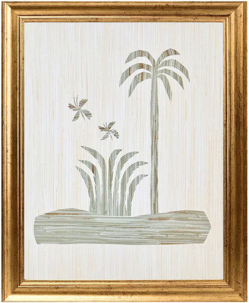 Framed Sage New Hope Palm Collage II