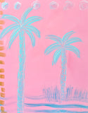 Harbor Island Painted Palm Study on Panel II