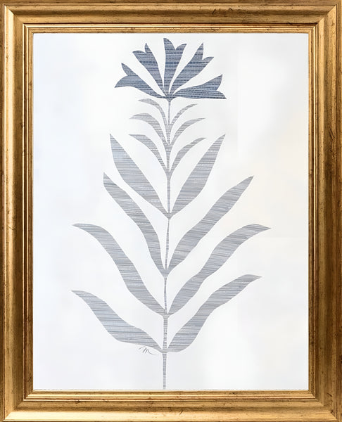 Delft Blue Botanical Bloom I
