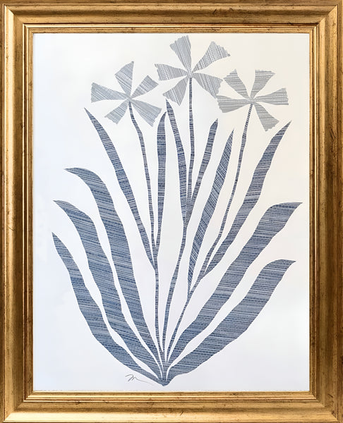 Delft Blue Botanical Bloom II