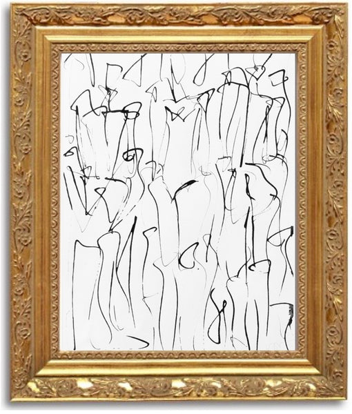 Custom Framed Inky India Figures II