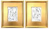 Simms I - HALEY MATHEWES FINE ART original abstract art landscape figure figures landscapes Charleston artist unframed framed lucite gold watercolor charcoal canvas contemporary modern affordable classic