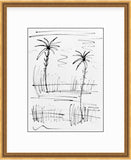 18.5x22.5 Framed Inky Sanibel Palms I