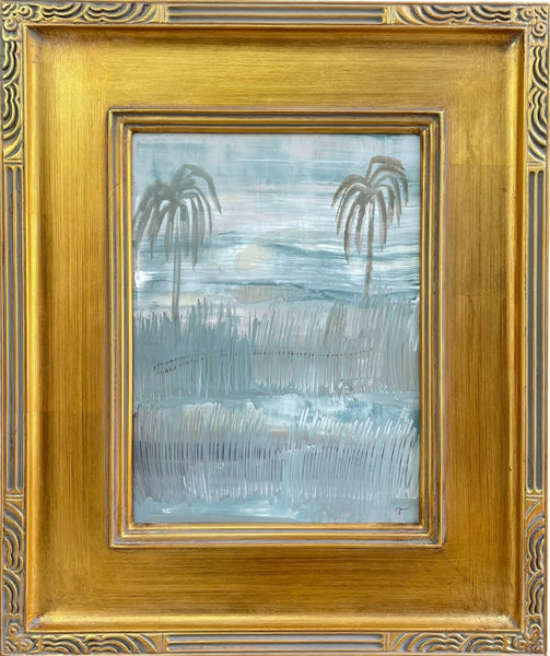 Framed Palms on Panel II